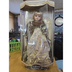 Hand Painted Fine Bisque Porcelain Doll Still In Package